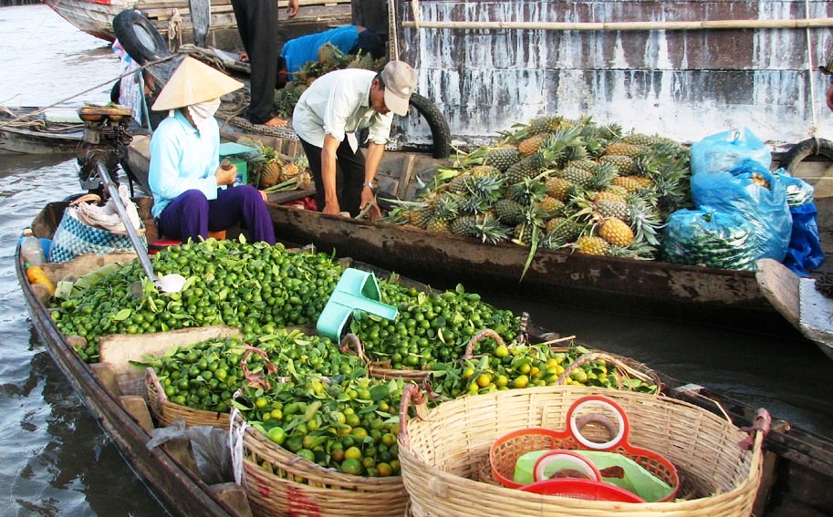du lich,DU LỊCH SÔNG NƯỚC MIỀN TÂY – CHỢ NỔI TRÊN SÔNG